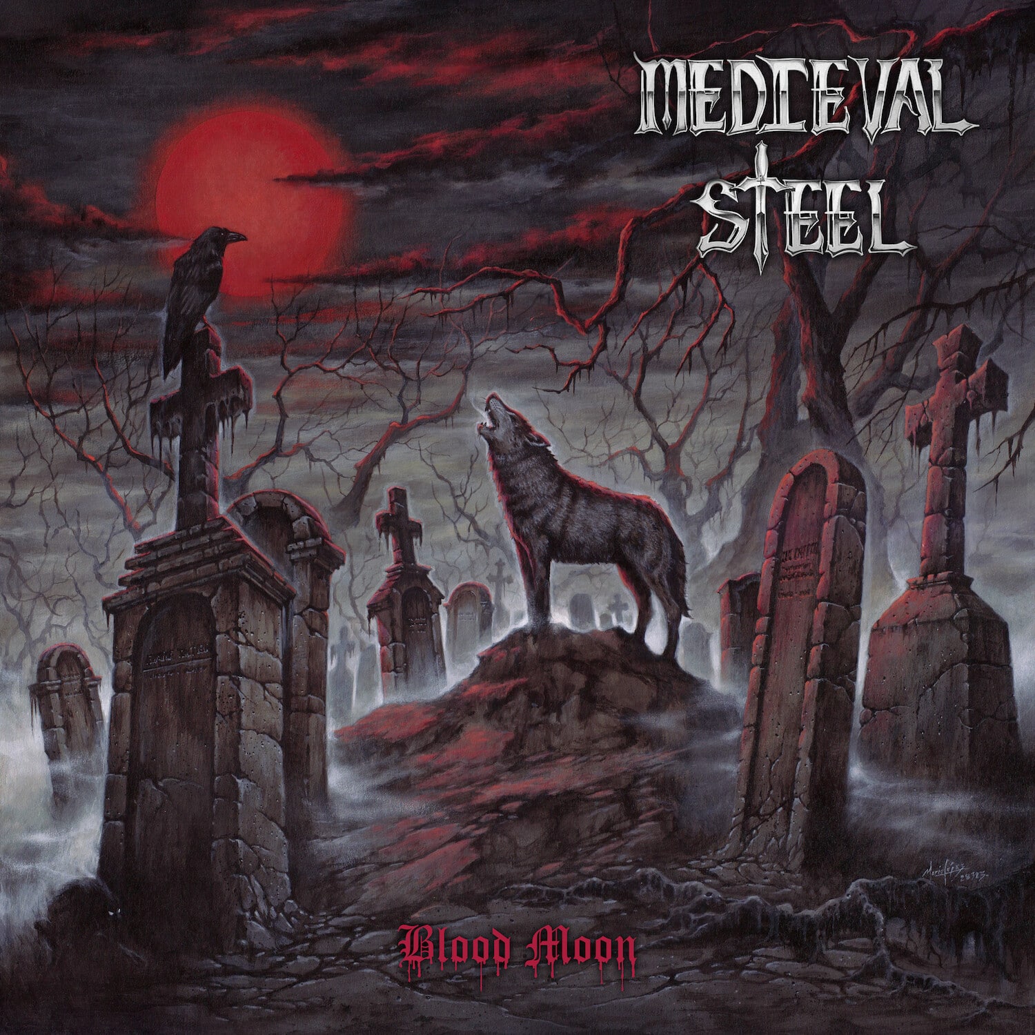 Medieval Steel - Blood Moon  - COMPACT DISCS