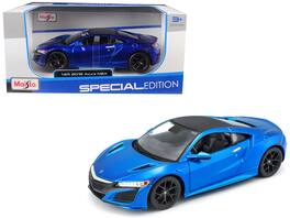 2018 Acura NSX Top 1/24 Diecast Model Car by Maisto - Blue With Black