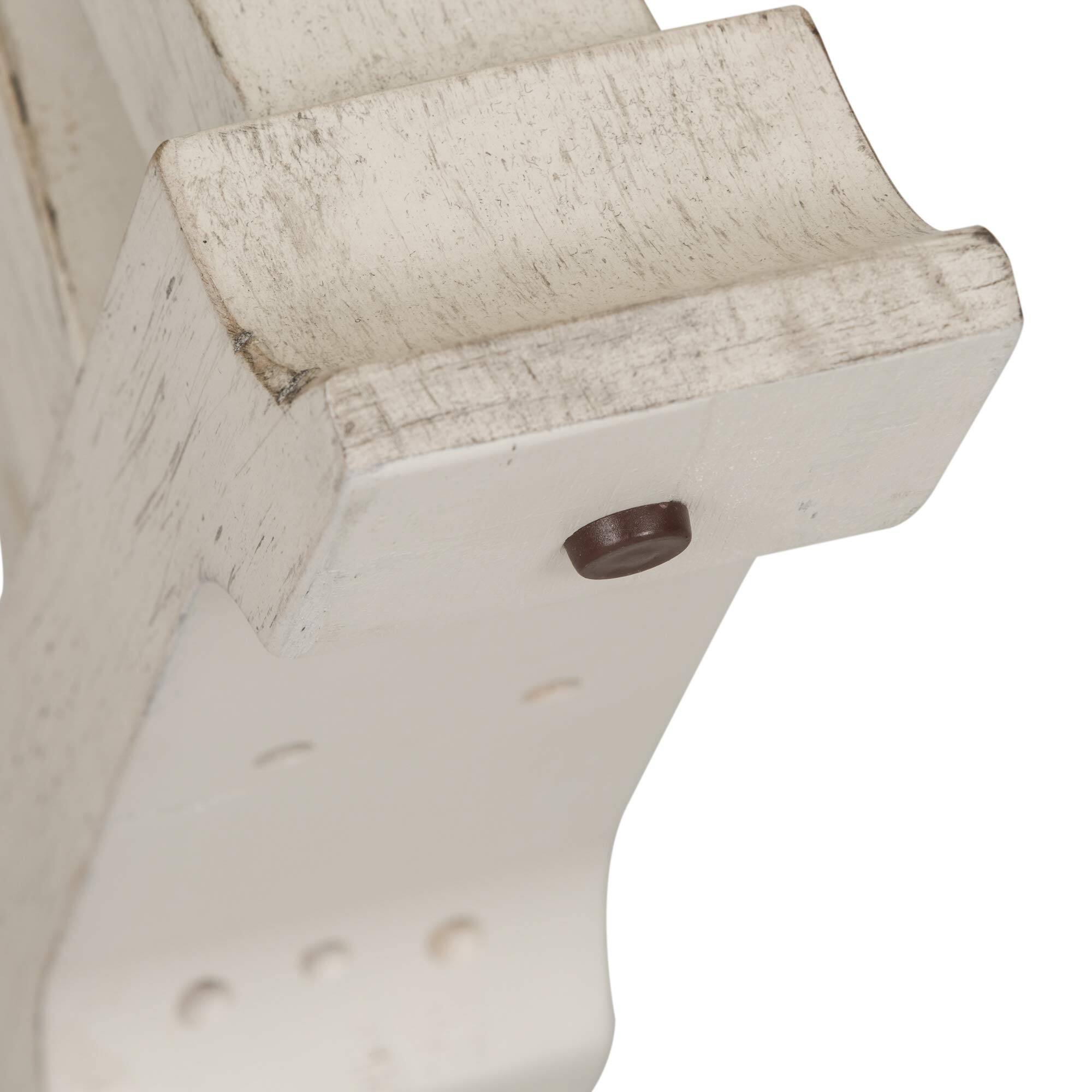 Alt View 1. Liberty Furniture Industries - Farmhouse Reimagined Flip Lid Sofa Table in Antique White w/ Chestnut Top - White.