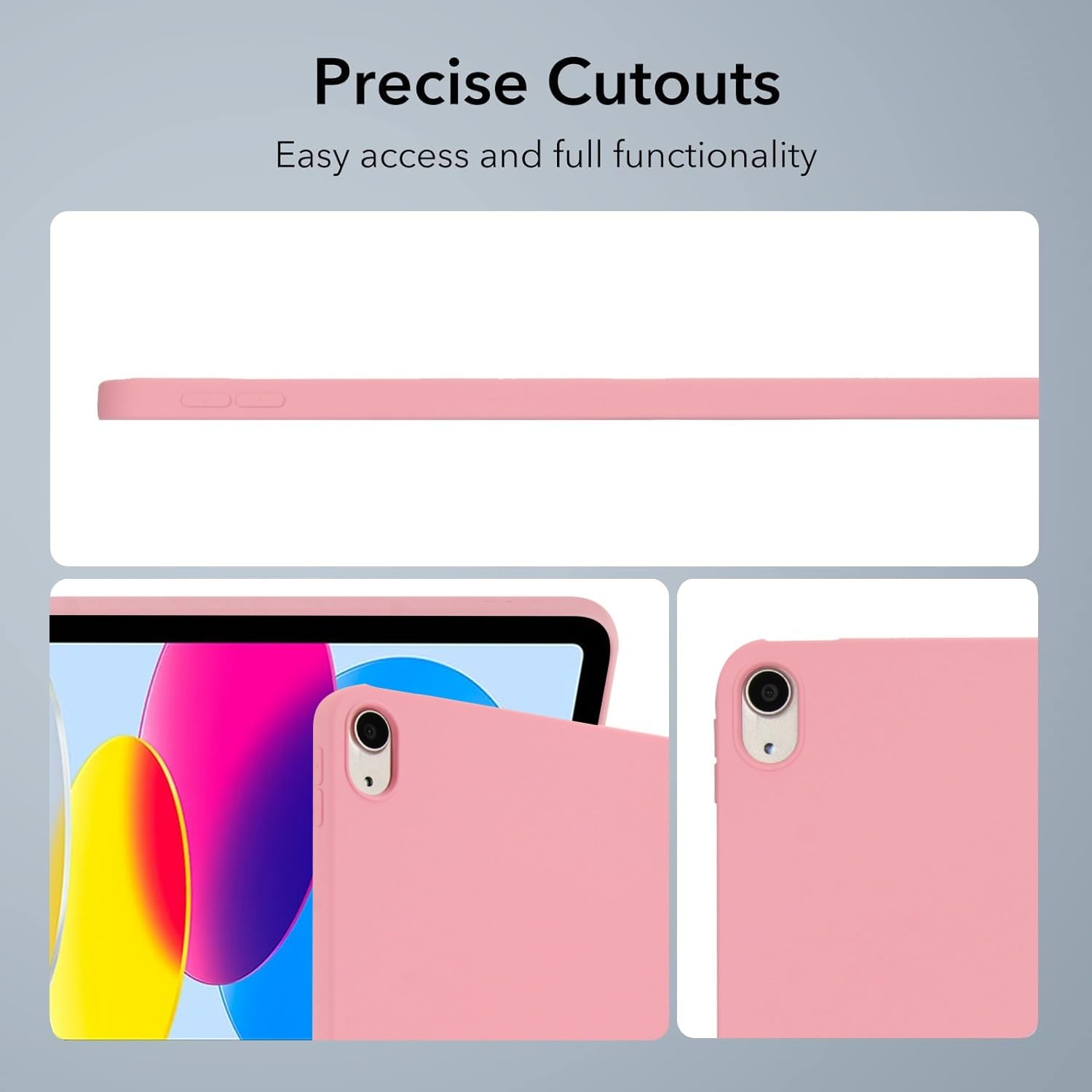 Precise Cutouts  
Easy access and full functionality
