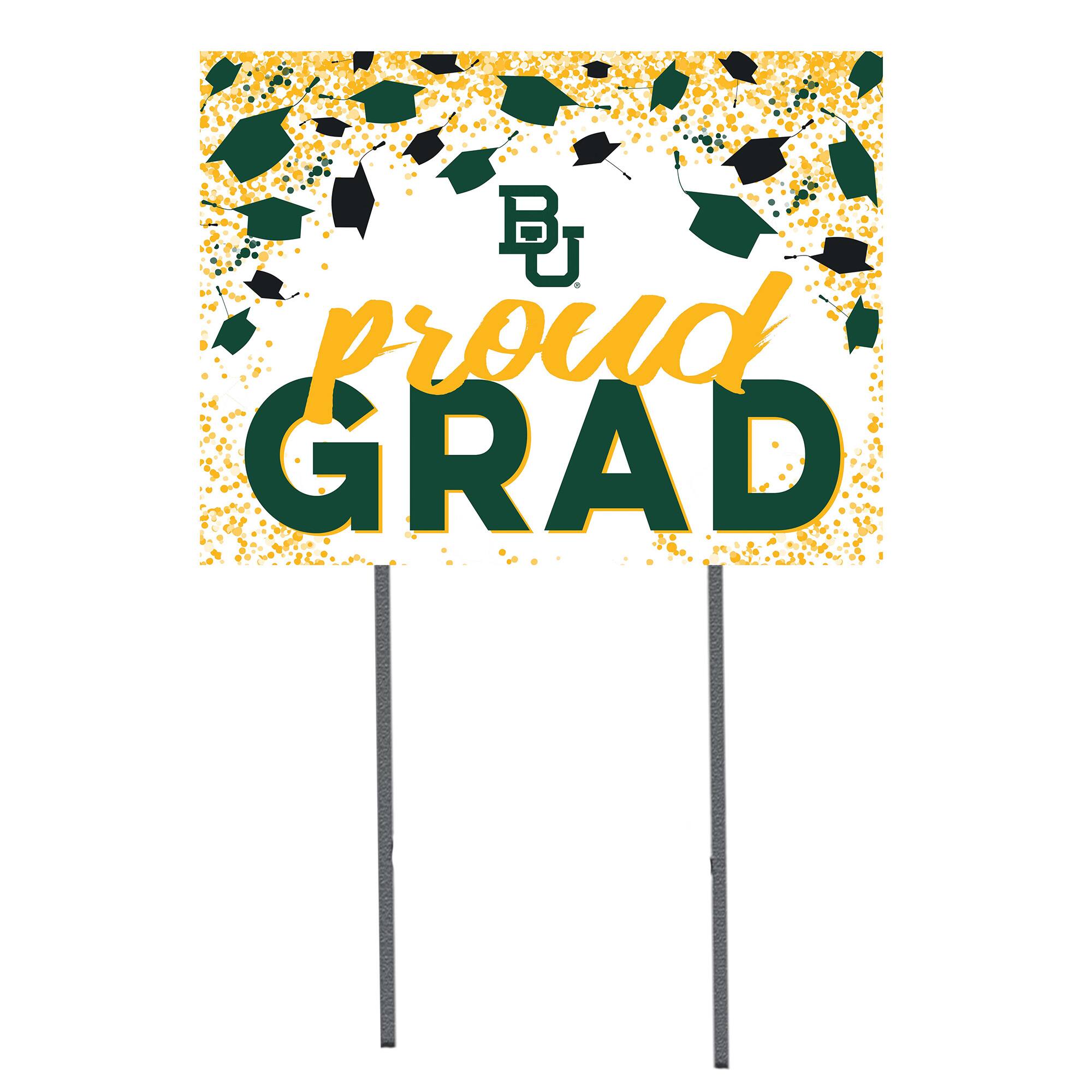 Baylor Bears 18'' x 24'' Grad Yard Sign