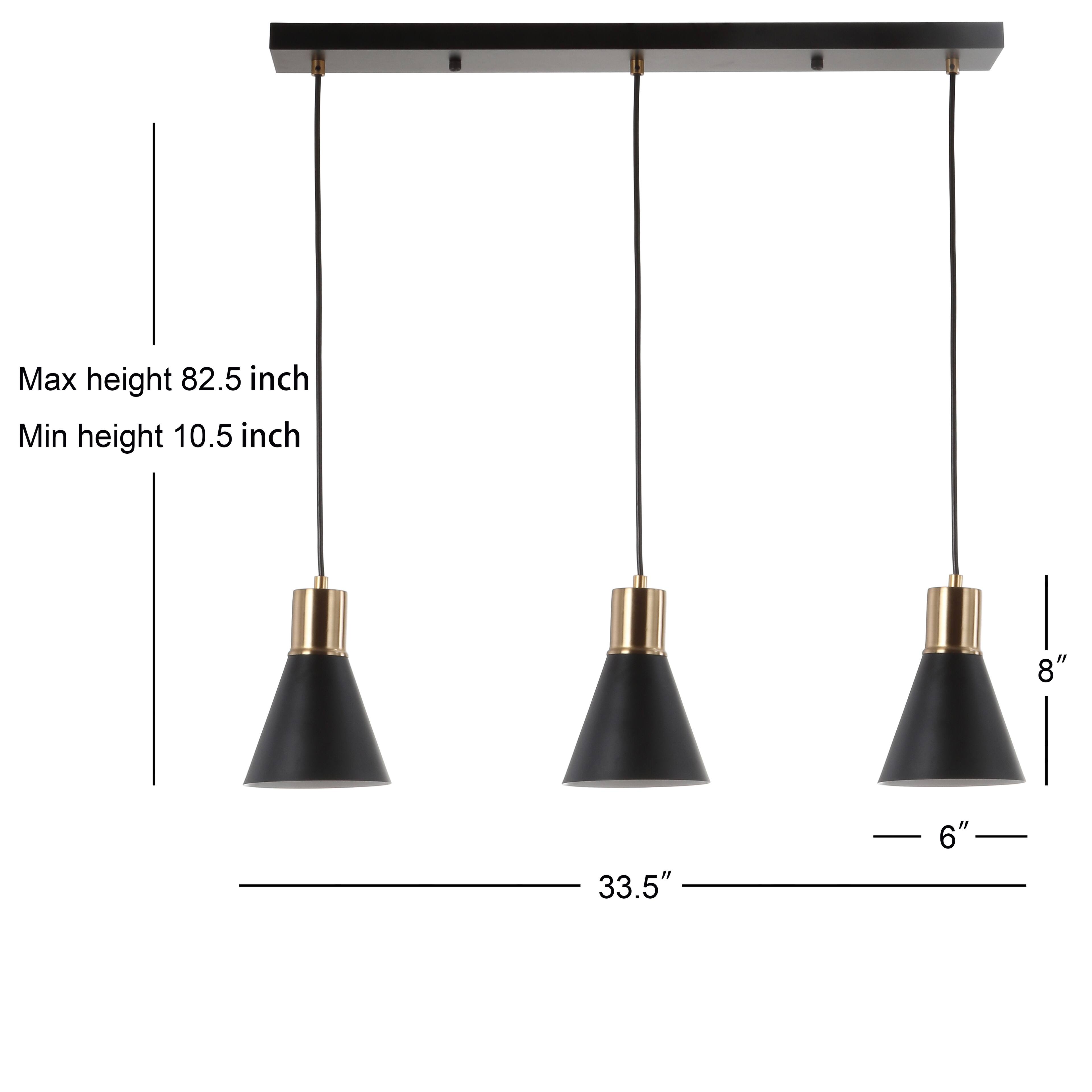Max height 82.5 inch  
Min height 10.5 inch  
8"  
33.5"  
6"