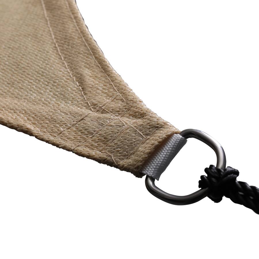 Sago Ropes Emma + Oliver Sago Recycled HDPE Shade Canopy with Included Anchor ...