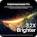 Brightness Booster Pro
The LG OLED evo shines up to 3.2x brighter* with Brightness Booster Pro technology which magnifies each individual pixel.
3.2X Brighter
*Performance results based on LG internal testing of the LG α11 Processor Gen3 vs the LG α8 Processor Gen3 and the LG α8 Processor Gen3 available on the OLED B6 Series.