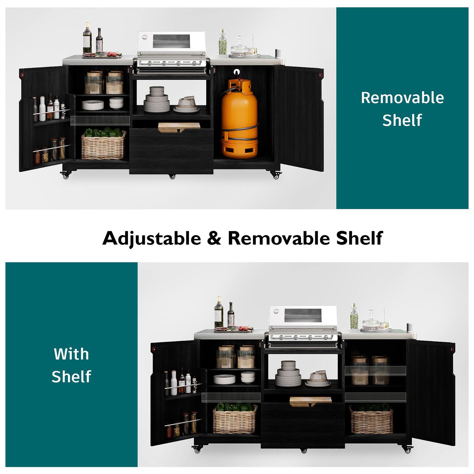 Removable Shelf

Adjustable & Removable Shelf

With Shelf