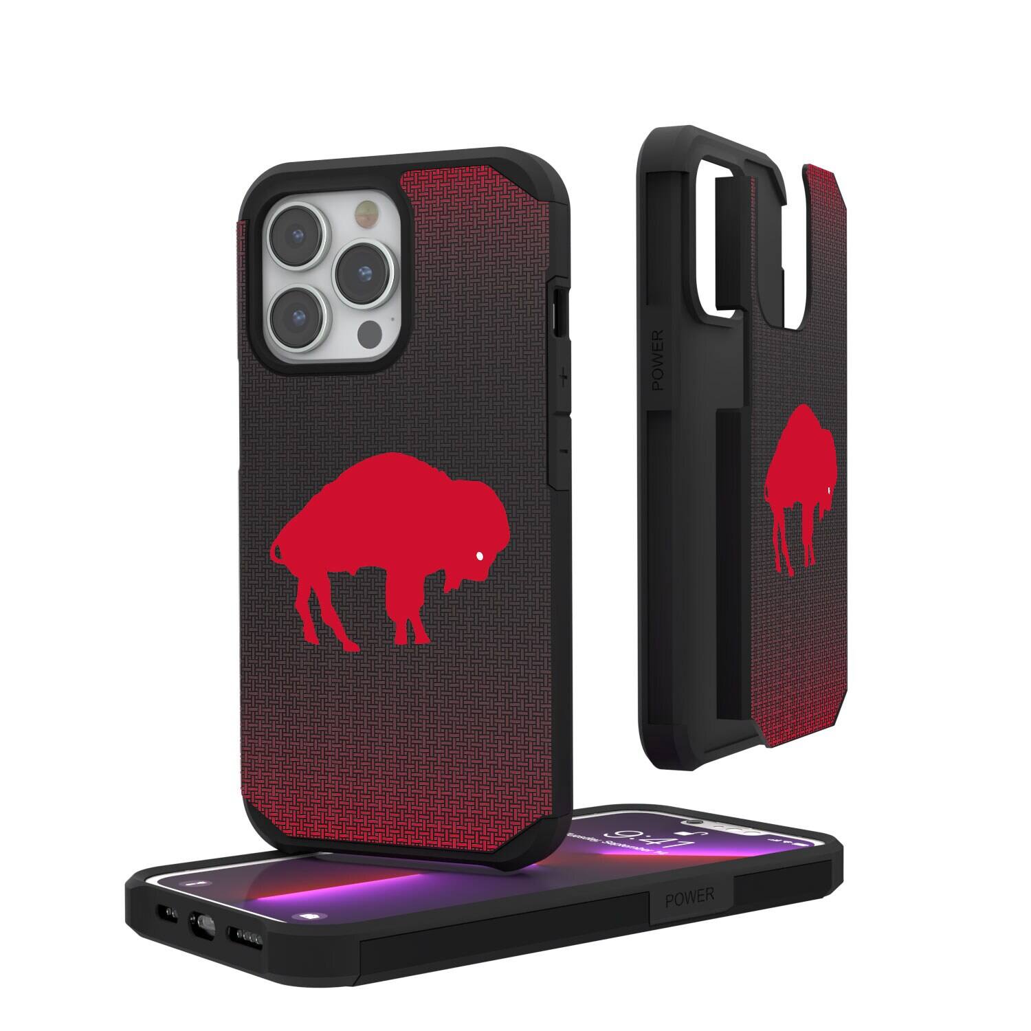 Keyscaper - NFL - Buffalo Bills Linen Logo iPhone Rugged Case - 14 Plus - Black price history on PriceWatchPro