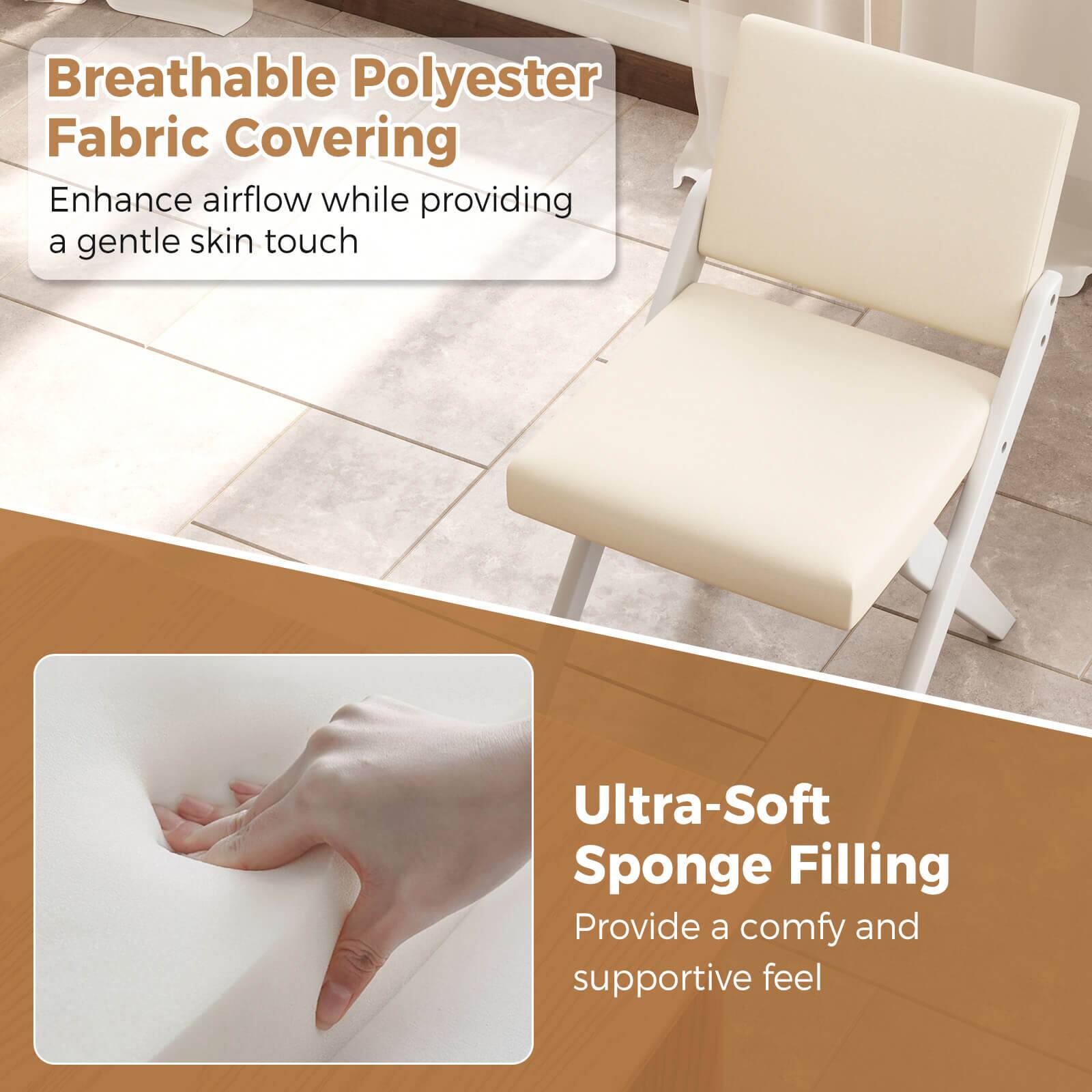 Breathable Polyester Fabric Covering: Enhance airflow while providing a gentle skin touch.
Ultra-Soft Sponge Filling: Provide a comfy and supportive feel.