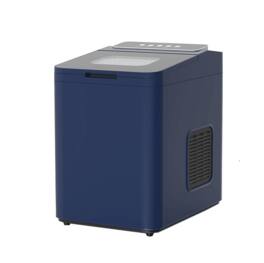 Mirfee - Automatic Bullet Ice Maker, 12kg/day Output, Touch-Sensitive Controls, BPA-Free PVC Construction - Blue