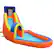 Left. Banzai - Banzai Pipeline Water Park Toy, Inflatable Outdoor Backyard Water Slide Splash Toy.