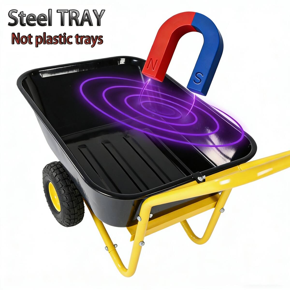 Steel TRAY  
Not plastic trays