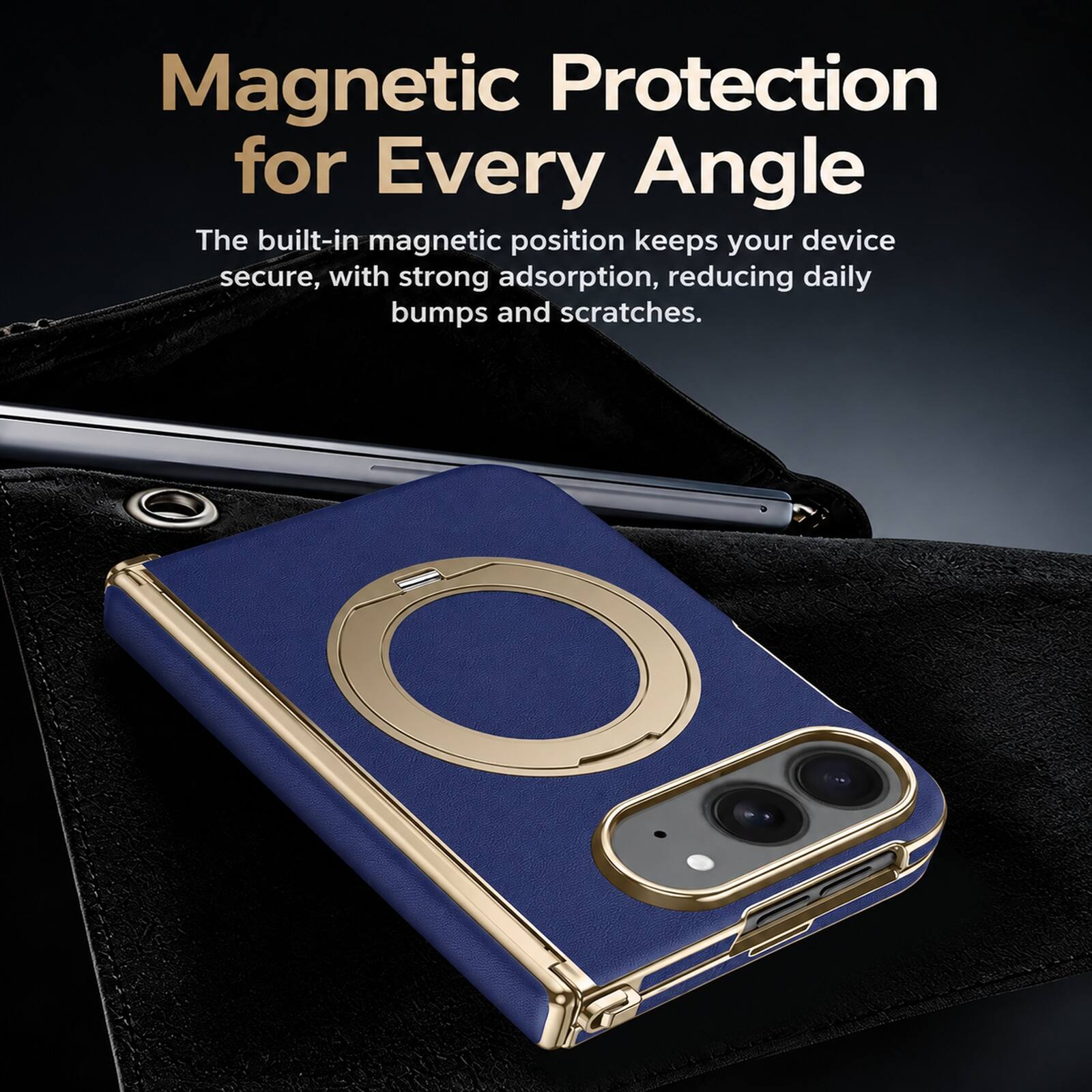 Magnetic Protection for Every Angle

The built-in magnetic position keeps your device secure, with strong adsorption, reducing daily bumps and scratches.