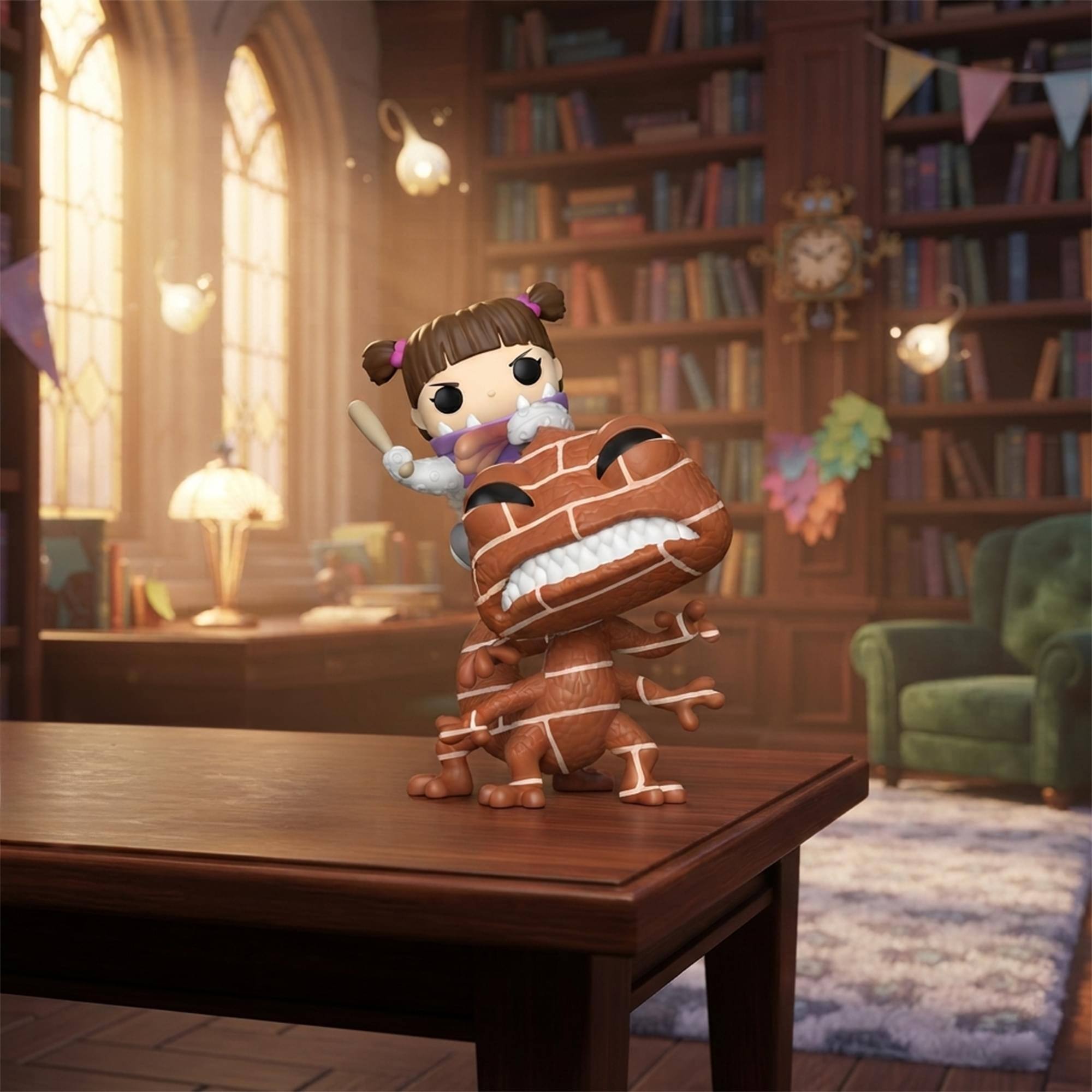 Alt View 10. Funko - Monsters Inc. Funko POP Disney | Randall vs Boo (Chase) - Brown.