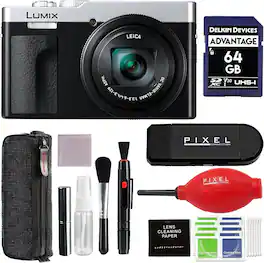 Lumix ZS99 Point and Shoot Camera with Advanced Accessories and Travel Bundle | Panasonic Lumix DC-ZS99S