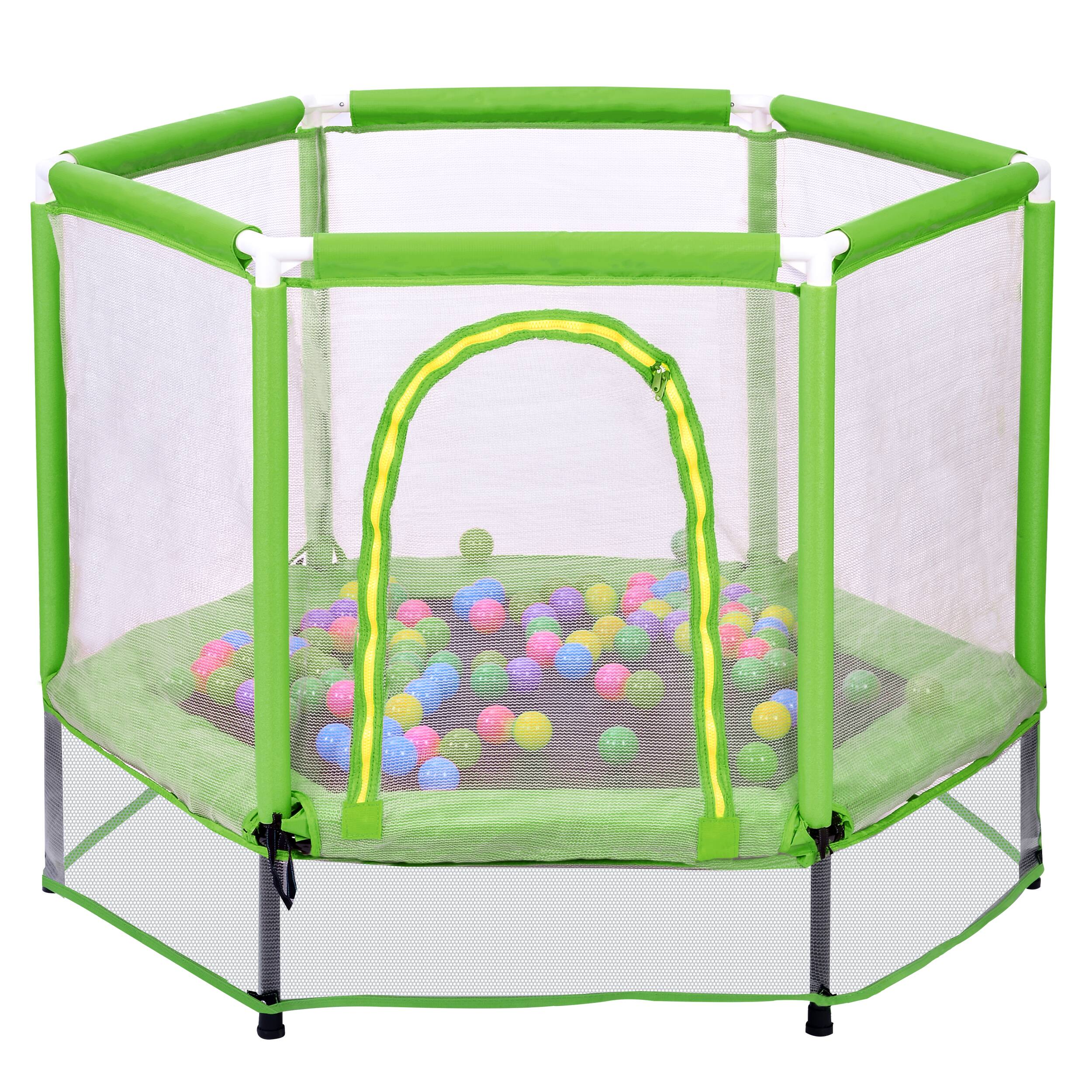 Alt View 6. LOVMOR - Lovmor 4.6 FT Trampoline with Safety Enclosure Recreational Trampoline for Kids.