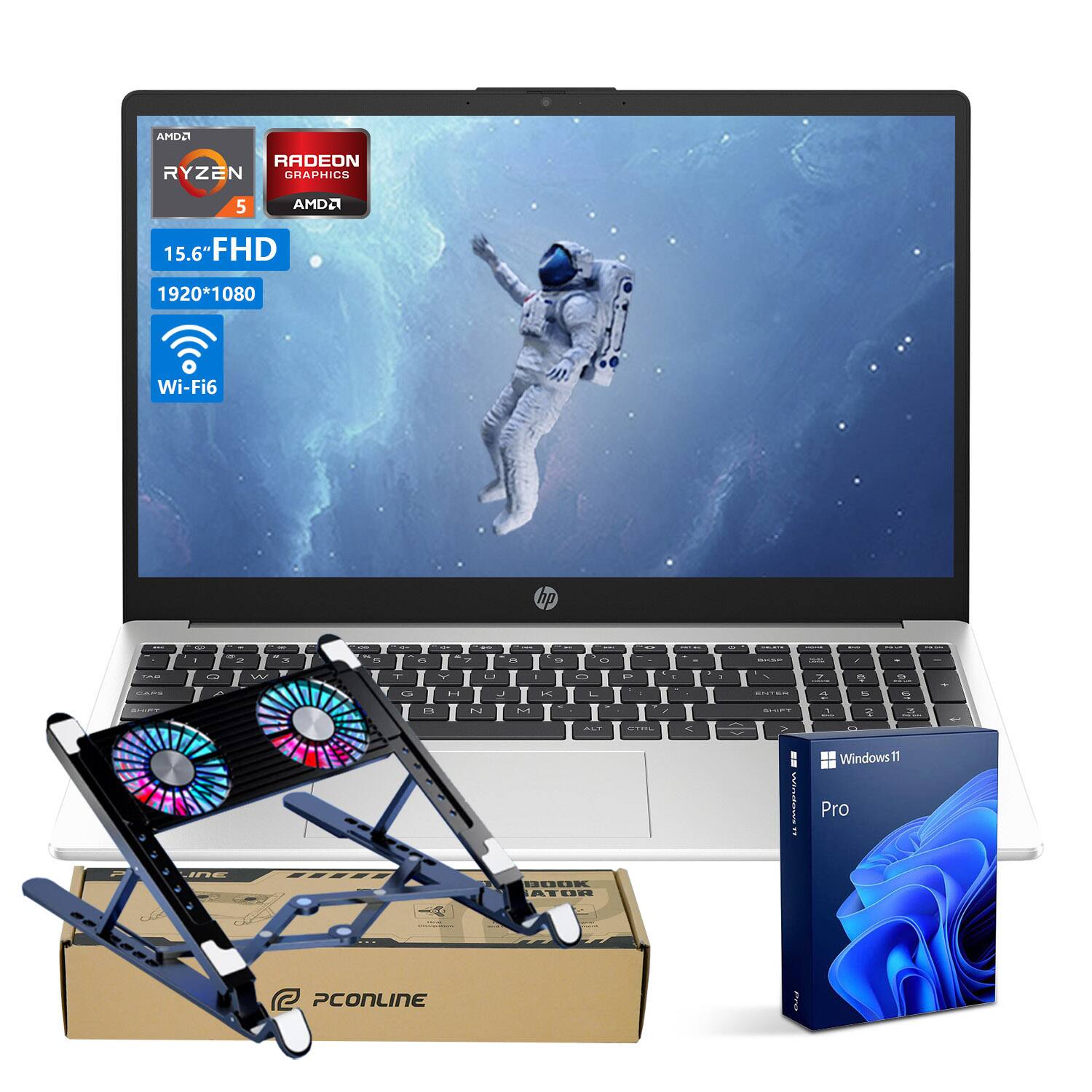 AMD Ryzen 5
Radeon Graphics
15.6" FHD 1920x1080
Wi-Fi 6
Windows 11 Pro
PCONLINE