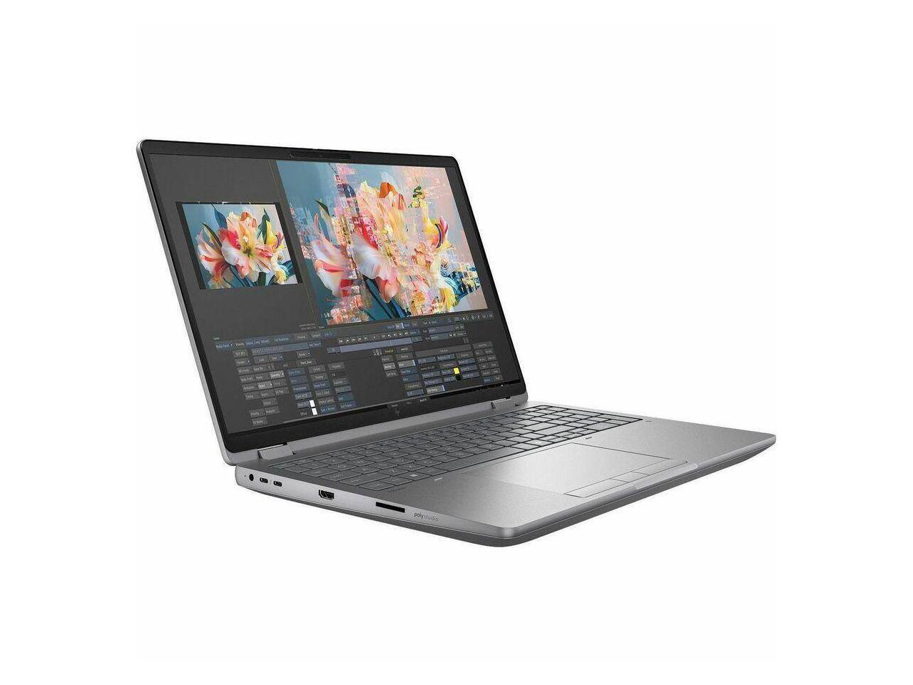 Alt View 1. HP - HP ZBook Fury G1i 16" - Intel Core Ultra 9 - 32 GB - 1 TB SSD - RTX Pro 2000 8 GB - Wi-Fi 7 - Meteor Silver.