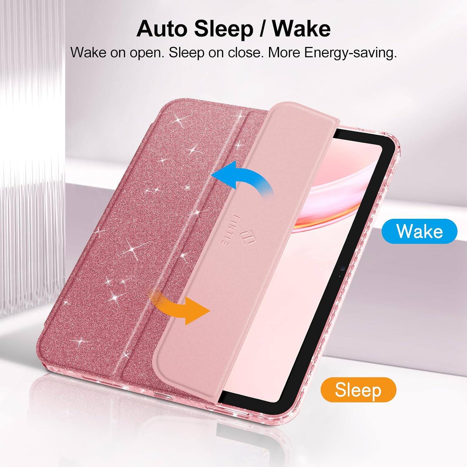 Auto Sleep / Wake  
Wake on open. Sleep on close. More Energy-saving.