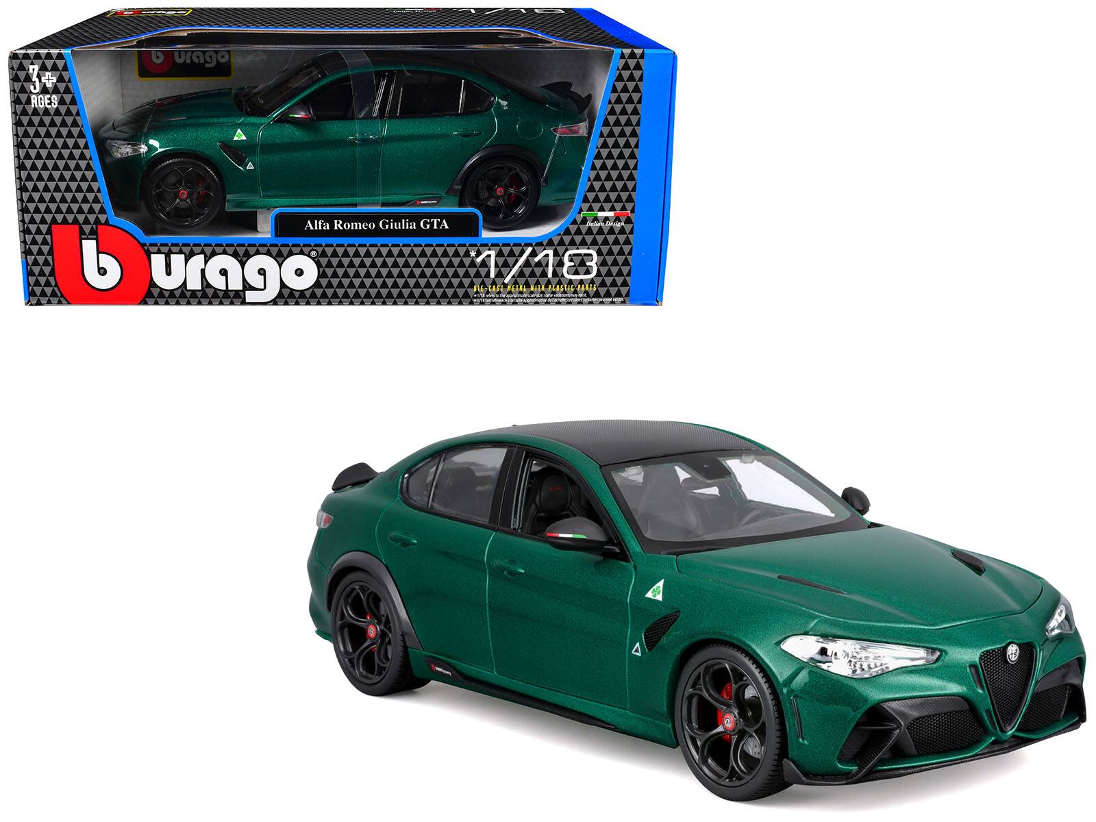 3+ AGES  
Burago Alfa Romeo Giulia GTA  
1/18