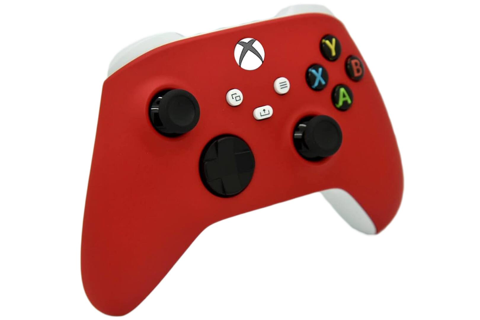 Angle. ProControllers - Custom Wireless Controller for Xbox Series X|S, Xbox One, & PC - Red.