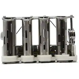 4-Barrel Steel Coin Dispenser Money Changer with Belt Clips