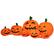 Alt View 17. Costway - 7.5' Halloween Inflatable 7 Pumpkins Patch W/LED Light Outdoor Garden Decoration - Orange.
