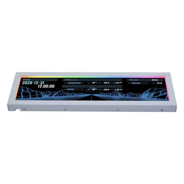 Lian Li SM088W - 8.8" Universal Screen Mini Monitor White