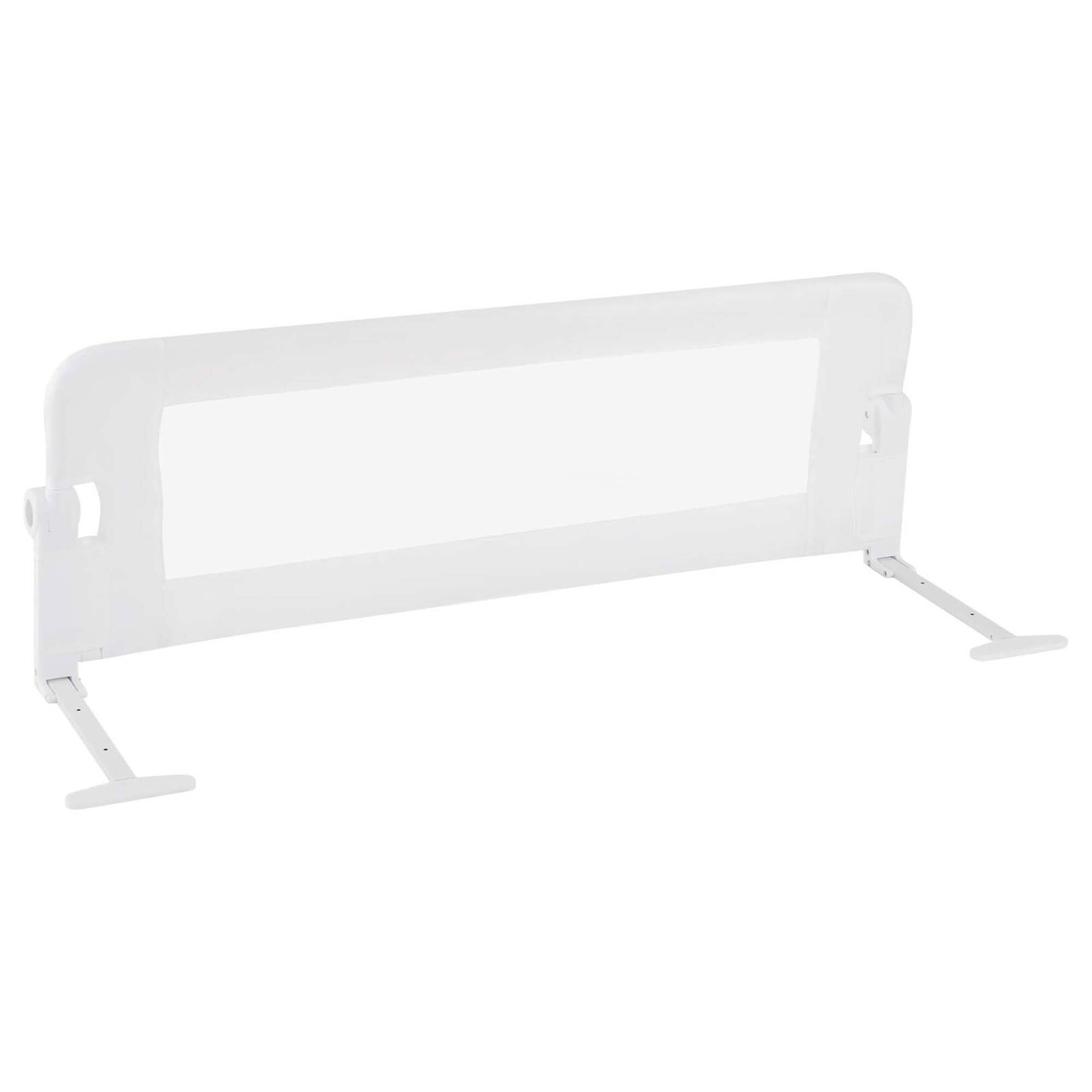 Alt View 2. Costway - Costway 1 PCS 42" Toddler Foldable Bed Rail with Adjustable Safety Strap Bedrail Guard White - White.