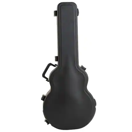 Front. SKB - SKB Cases Universal Jumbo Acoustic Deluxe Guitar Hardshell Case with TSA Latch.