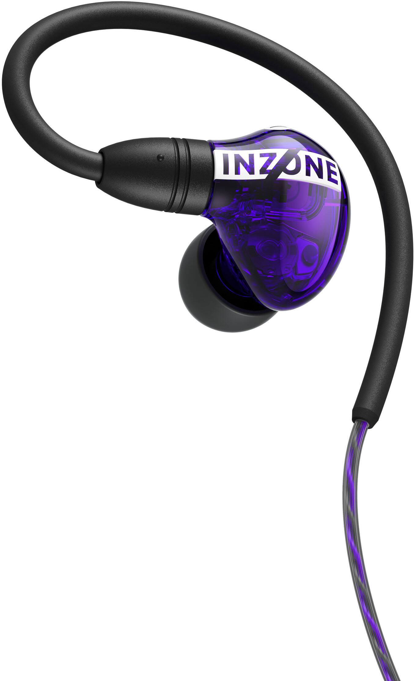 Alt View 1. Sony - INZONE E9 Wired In-Ear Monitor for Gaming - Glass Purple.