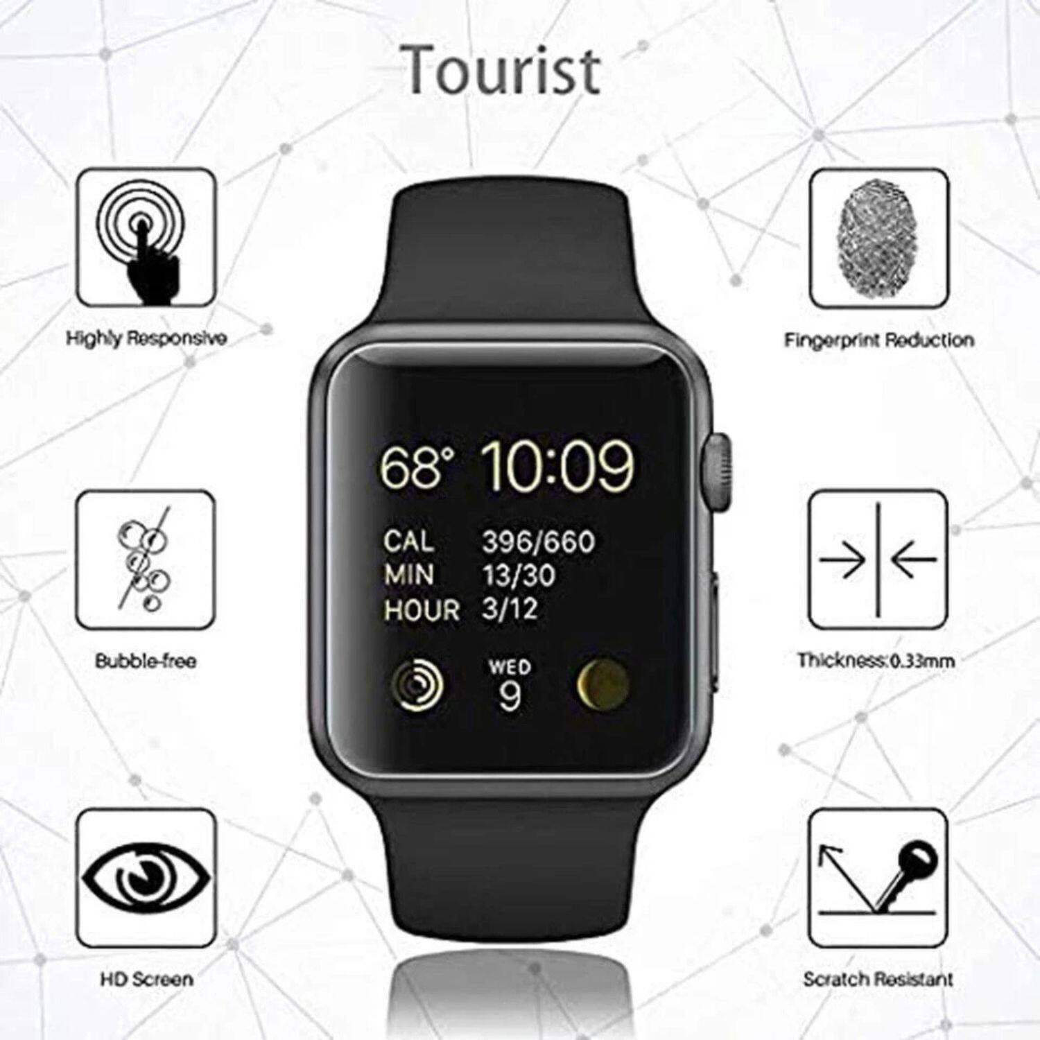 Tourist

- Highly Responsive
- Fingerprint Reduction
- Bubble-free
- HD Screen
- Scratch Resistant

68° 10:09

CAL 396/660  
MIN 13/30  
HOUR 3/12

WED 9

Thickness: 0.33mm