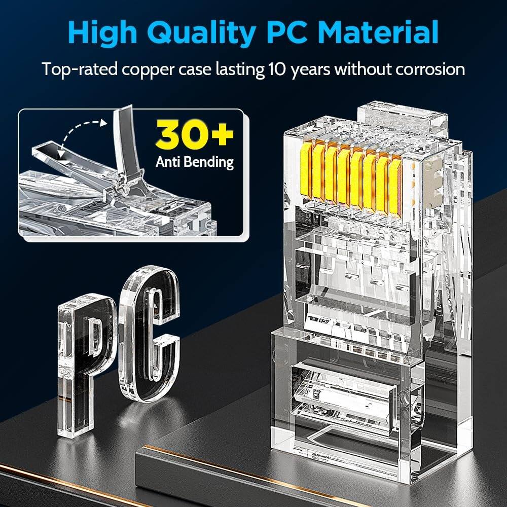 High Quality PC Material  
Top-rated copper case lasting 10 years without corrosion  
30+ Anti Bending