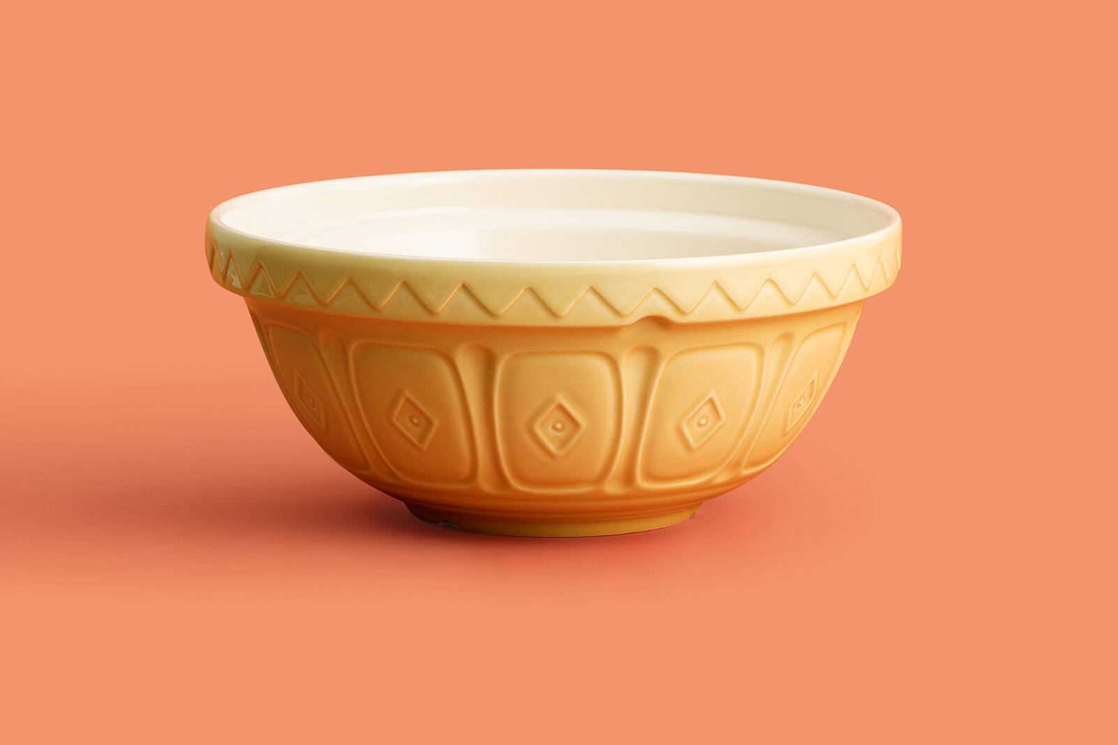 Alt View 5. Mason Cash - Color Mix Yellow Size 12 Mixing Bowl, 4.25 Quart - Yellow.
