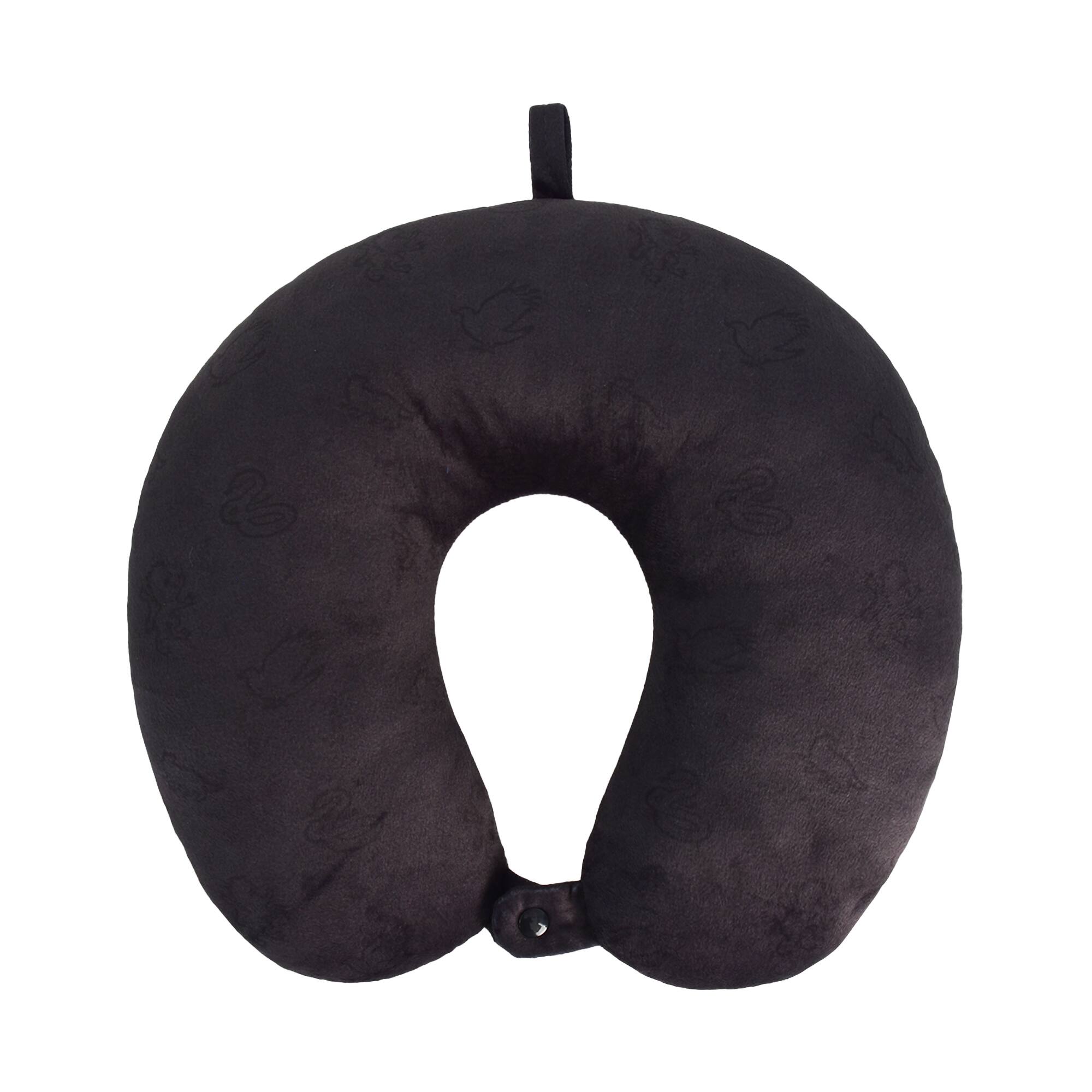 Back. Ful - Harry Potter Neck Pillow, Hogwart's Express Travel Head Pillow for Sleep in Airplane or Car - Black.