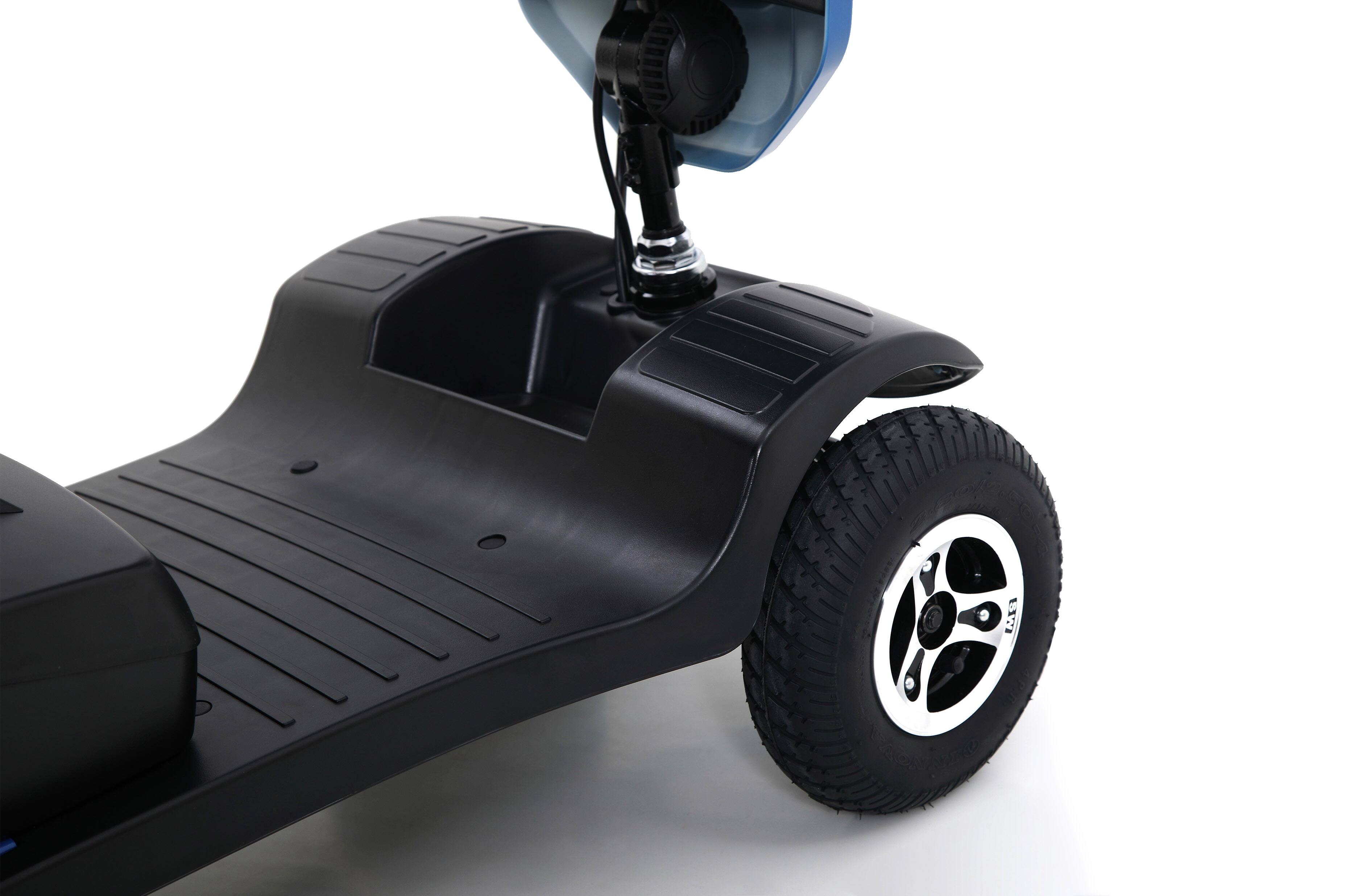 Alt View 1. Loheer - Loheer Blue Mobility Scooter 4 Wheel Motorized Medical Scooter for Seniors Portable Travel Electric Vehicle - Blue.