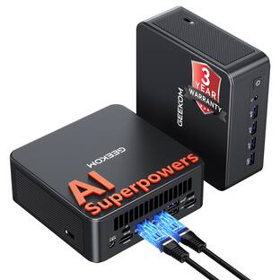 GEEKOM Air12 Mini PC with 12th Gen Intel N100, 16GB DDR5 RAM& GEEKOM Air12 Mini PC with 12th Gen Intel N100, 16GB DDR5 RAM&