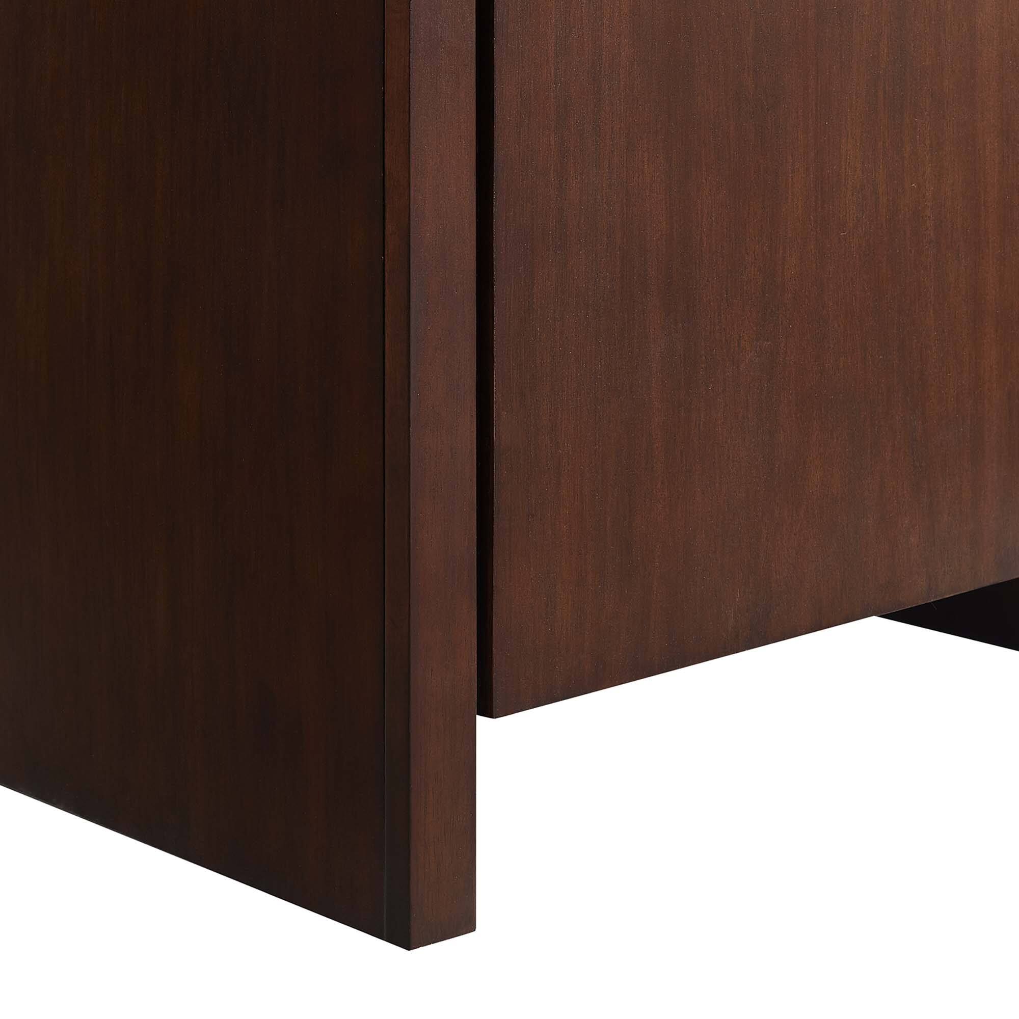 Alt View 7. Modway - Appia Bathroom Vanity Basin Included by Modway - Walnut Black.