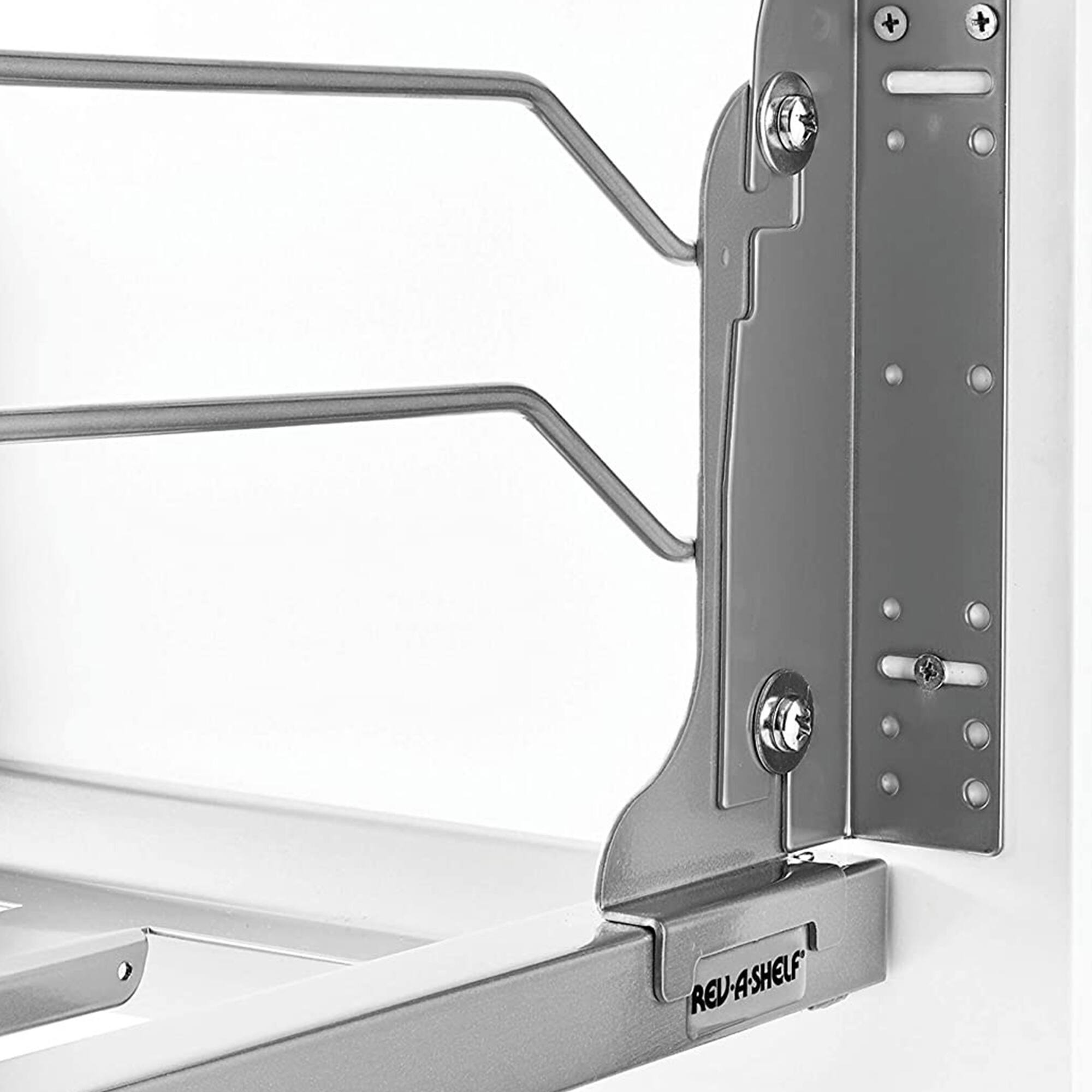 Alt View 8. Rev-A-Shelf - Rev-A-Shelf Pullout Kitchen Trash Can 35 qt. with Soft-close, 53WC-1535SCDM-112 - Champagne.