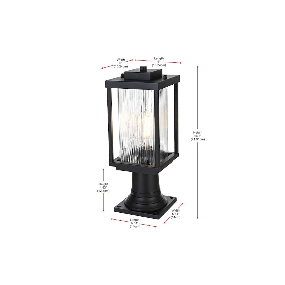 Elegant Lighting - Ludlow 7 inch Outdoor Pendant - Black price history on PriceWatchPro