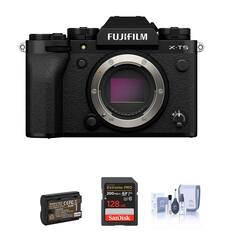 FUJIFILM X-T5 C S MCS M I SanDisk Extreme PRO Pack CEFC X Battery NRWDS h LZV ReNS 129 2204 CAUTION D DRA 960 I - GNV - - DAPORE FOA - u Li-ion DOMT TAMPERATUAI 2 MAIE ai 200 MB/s 0 3 0 128 GB SanDisk