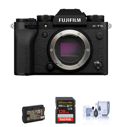 FUJIFILM X-T5 C S MCS M I SanDisk Extreme PRO Pack CEFC X Battery NRWDS h LZV ReNS 129 2204 CAUTION D DRA 960 I - GNV - - DAPORE FOA - u Li-ion DOMT TAMPERATUAI 2 MAIE ai 200 MB/s 0 3 0 128 GB SanDisk