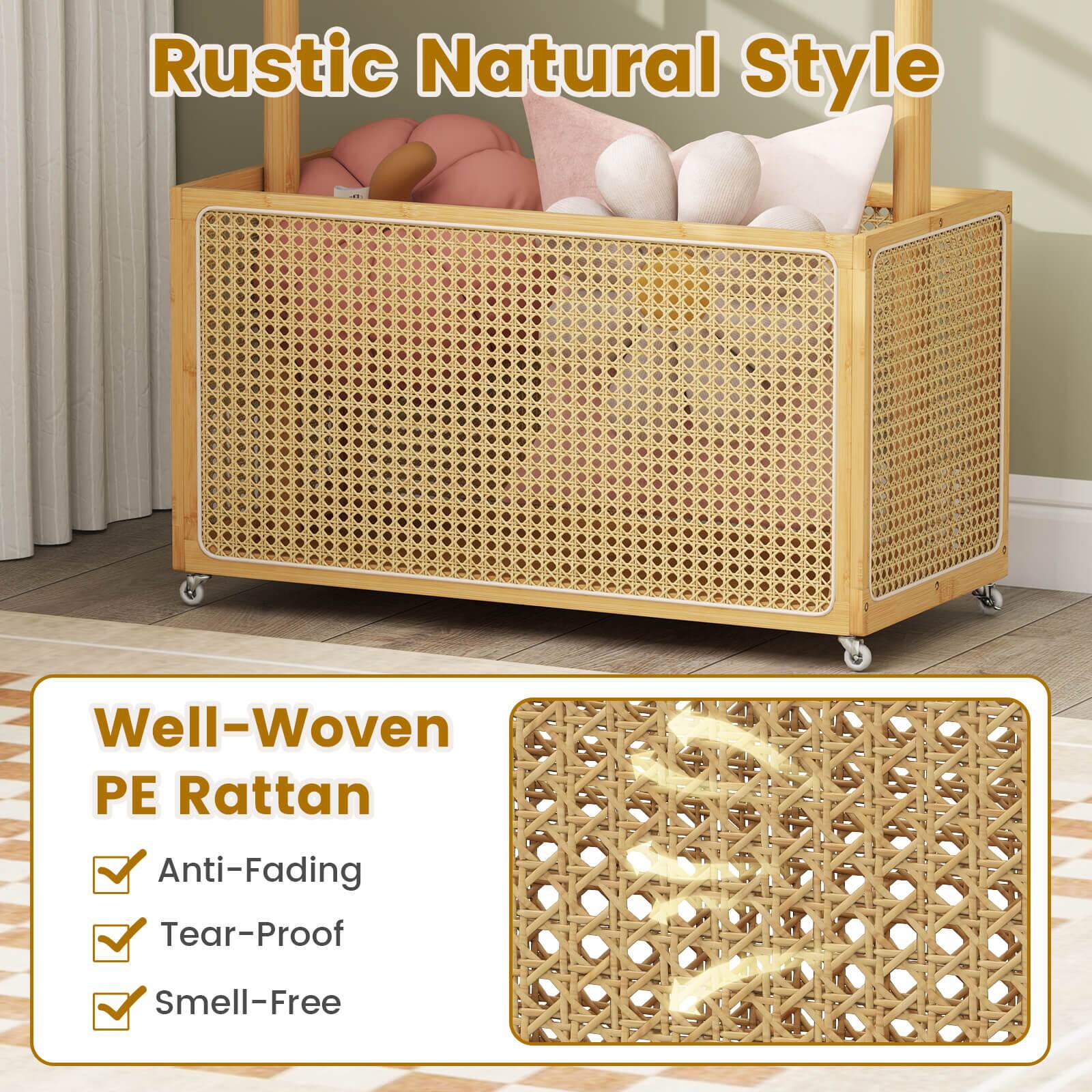 Rustic Natural Style

Well-Woven PE Rattan
- Anti-Fading
- Tear-Proof
- Smell-Free