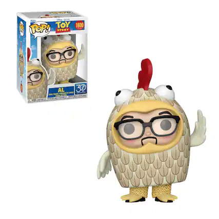 Sure, here is the corrected and grouped text from the image:
---
**Front of the Box:**
- **Top Left Corner:**
- Funko
- Disney PIXAR
- **Top Center:**
- POP!
- TOY STORY
- 1600
- **Bottom Left Corner:**
- AL
- VINTAGE FIGURE EN VINYLE
- FIGURA DE COLECCIÓN EN VINIL
- FIGURA DE COLECCIÓN EN VINIL
- **Bottom Right Corner:**
- 3D
- TOY STORY
- 1600
- **Warning Label:**
- WARNING: CHOKING HAZARD - SMALL PARTS. NOT FOR CHILDREN UNDER 3 YEARS.
- ATTENTION: RISQUE DE SOUFFOCATION - PETITS OBJETS. NE PAS LAISSER JEUIR AUX ENFANTS DE MOINS DE 3 ANS.
- ADVERTENCIA: RIESGO DE AHOGO - PEQUEÑOS OBJETOS. NO DEJAR JUGAR A NIÑOS MENORES DE 3 AÑOS.
---
**Side of the Box:**
- **Top Left Corner:**
- Funko
- Disney PIXAR
- **Top Center:**
- POP!
- TOY STORY
- 1600
- **Bottom Left Corner:**
- AL
- VINTAGE FIGURE EN VINYLE
- FIGURA DE COLECCIÓN EN VINIL
- FIGURA DE COLECCIÓN EN VINIL
- **Bottom Right Corner:**
- 3D
- TOY STORY
- 1600
- **Warning Label:**
- WARNING: CHOKING HAZARD - SMALL PARTS. NOT FOR CHILDREN UNDER 3 YEARS.
- ATTENTION: RISQUE DE SOUFFOCATION - PETITS OBJETS. NE PAS LAISSER JEUIR AUX ENFANTS DE MOINS DE 3 ANS.
- ADVERTENCIA: RIESGO DE AHOGO - PEQUEÑOS OBJETOS. NO DEJAR JUGAR A NIÑOS MENORES DE 3 AÑOS.
---
**Back of the Box:**
- **Top Left Corner:**
- Funko