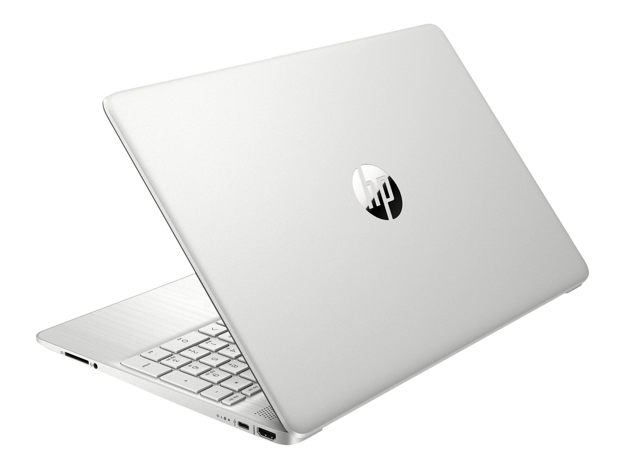 Alt View 3. HP - 15-dy2005tg 15.6" Touch Intel Pentium Gold 7505 2.0 GHz up to 3.5 GHz 8GB DDR4 256GB SSD Win 11 Home in S mode Laptop - Silver.
