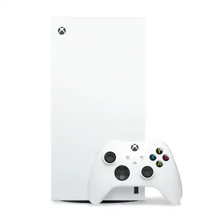 Front. Microsoft - Microsoft - Xbox Series X 1TB All Digital Edition Console (Disc Free) - Wireless Controller - Robot White - Robot White.