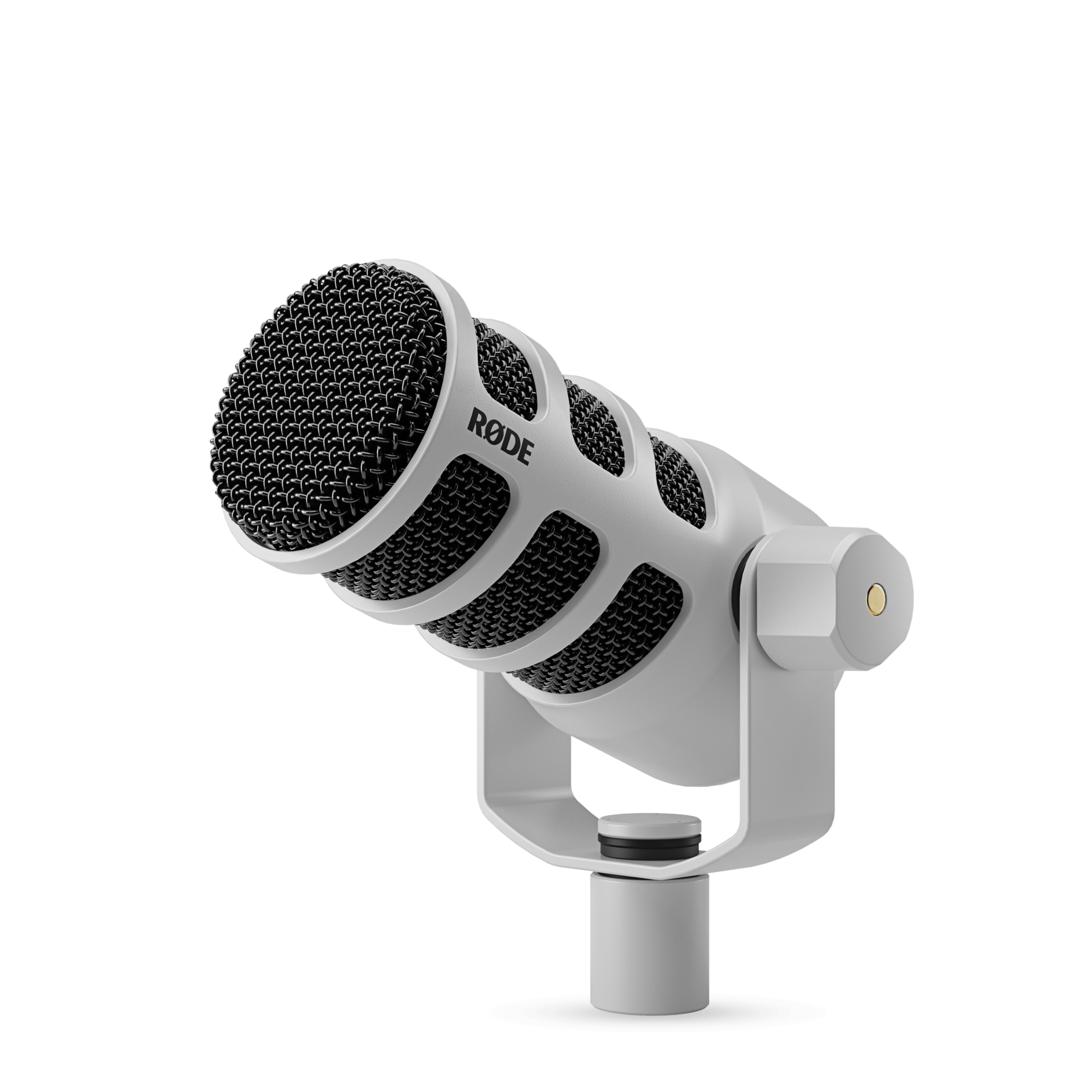 RØDE - PodMic USB Dynamic Broadcast Microphone with XLR and USB Connectivity for Podcasting, Streaming  White