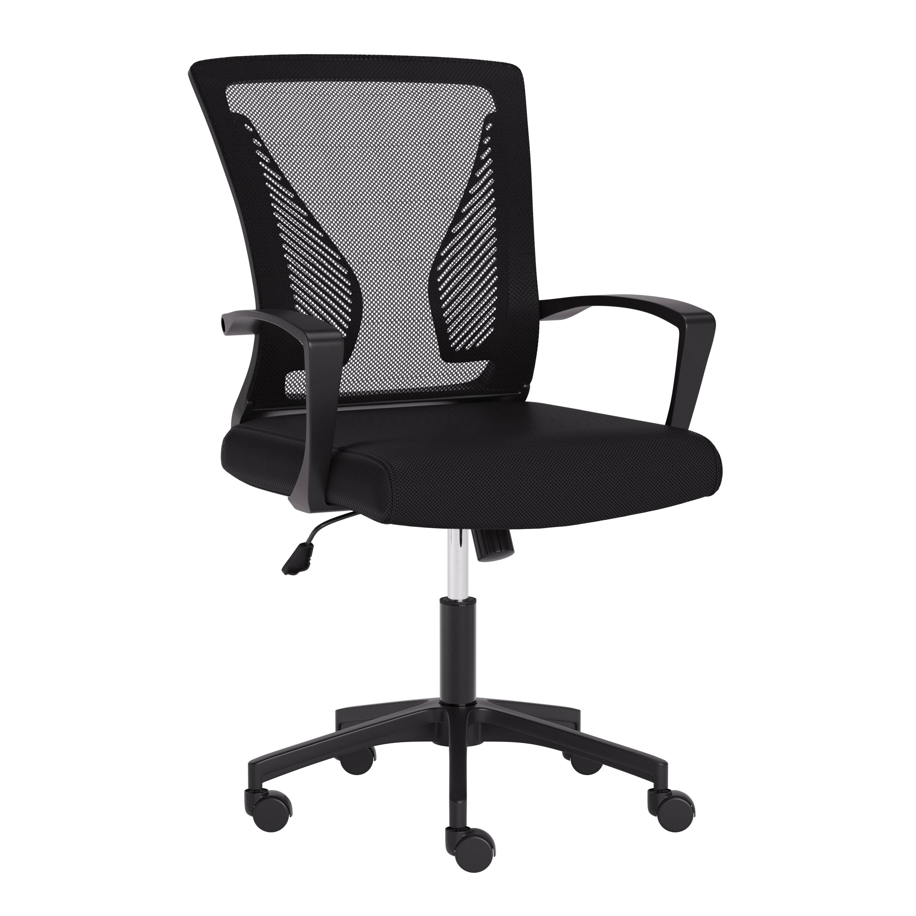 Angle. CorLiving - Workspace Mesh Back Office Chair - Black.
