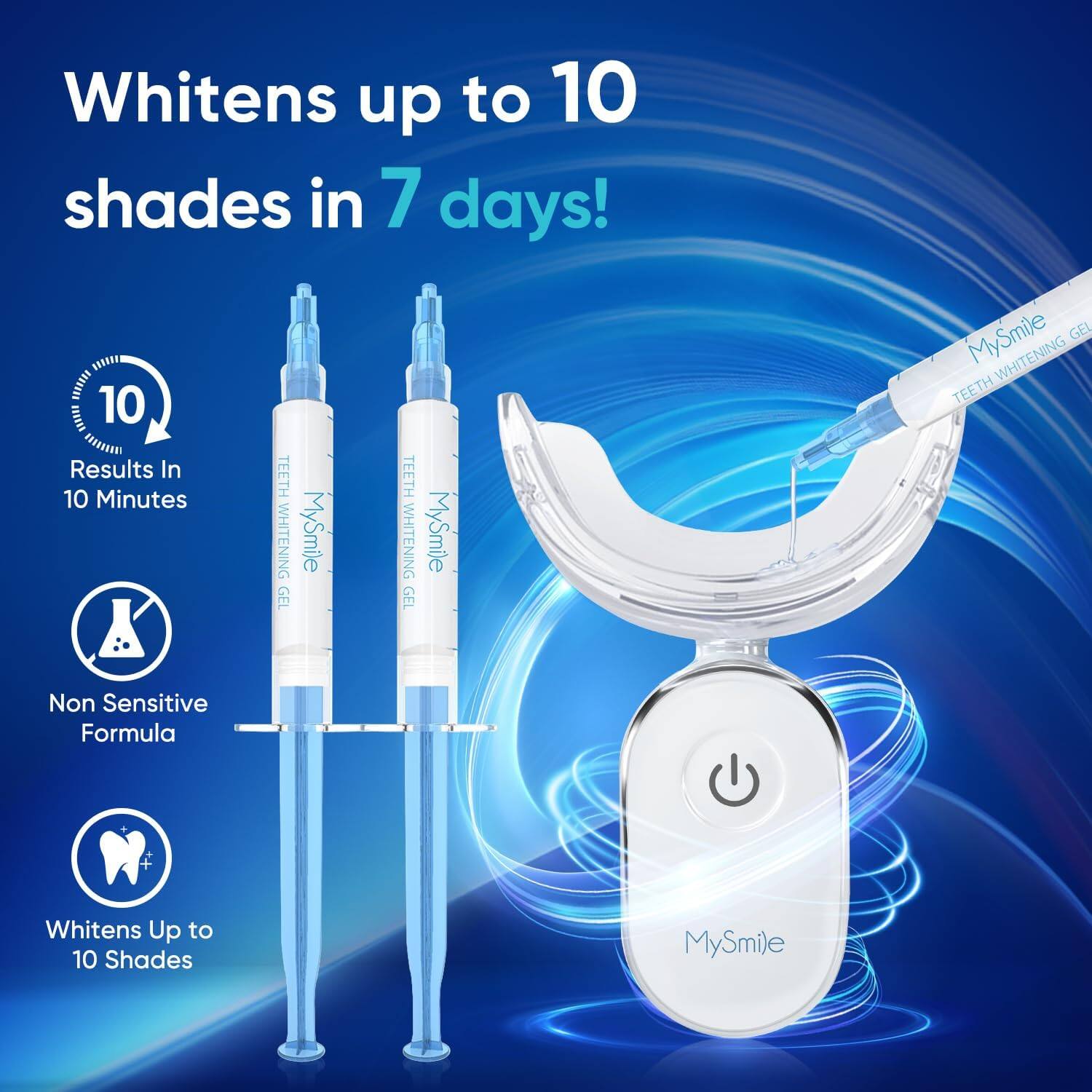 MySmile Advanced Teeth Whitening Kit with 28 LED Light & 22% CP