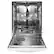 Angle. Whirlpool - Whirlpool - 24” Stainless Steel Dishwasher with AI Intelligent Wash - 47 dBA .- White - White.