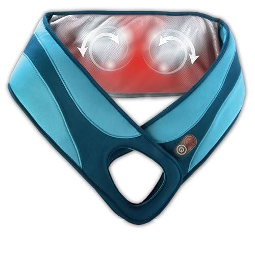 Front. Vulpecula Spade - Corded Light Rotational Kneading Body Massage Wrap with Targeted Massage Nodes and Heat for Shoulder, Back, Leg, and.