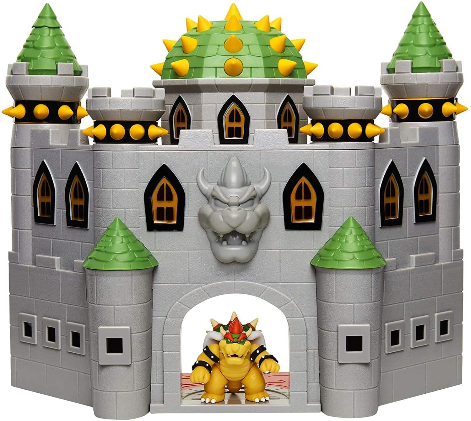 Super Mario World of Nintendo 2.5 Inch Bowser's Castle Figure Playset - Gray price history on PriceWatchPro